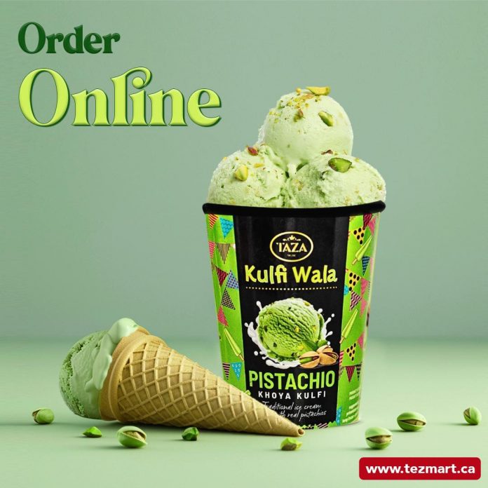 Cool down with pistachio ice cream during the World Cup heat!